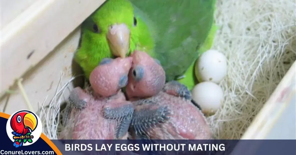 BIRDS LAY EGGS WITHOUT MATING